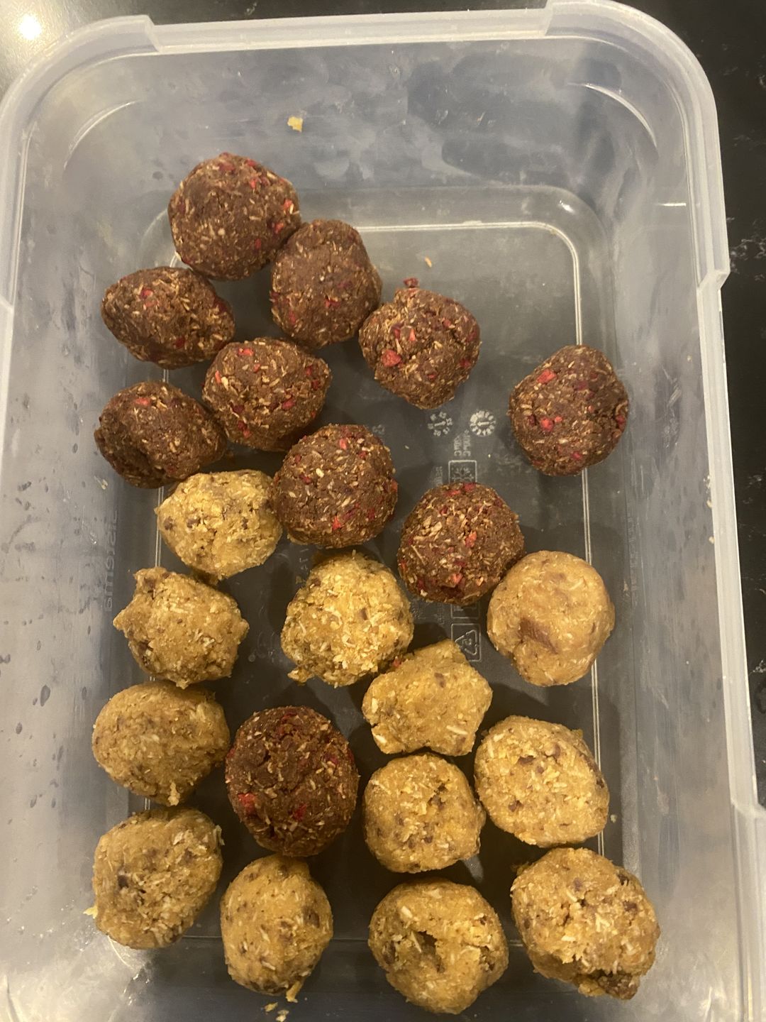 Customer photo review of Cookies & Cream Rad Ball Mix