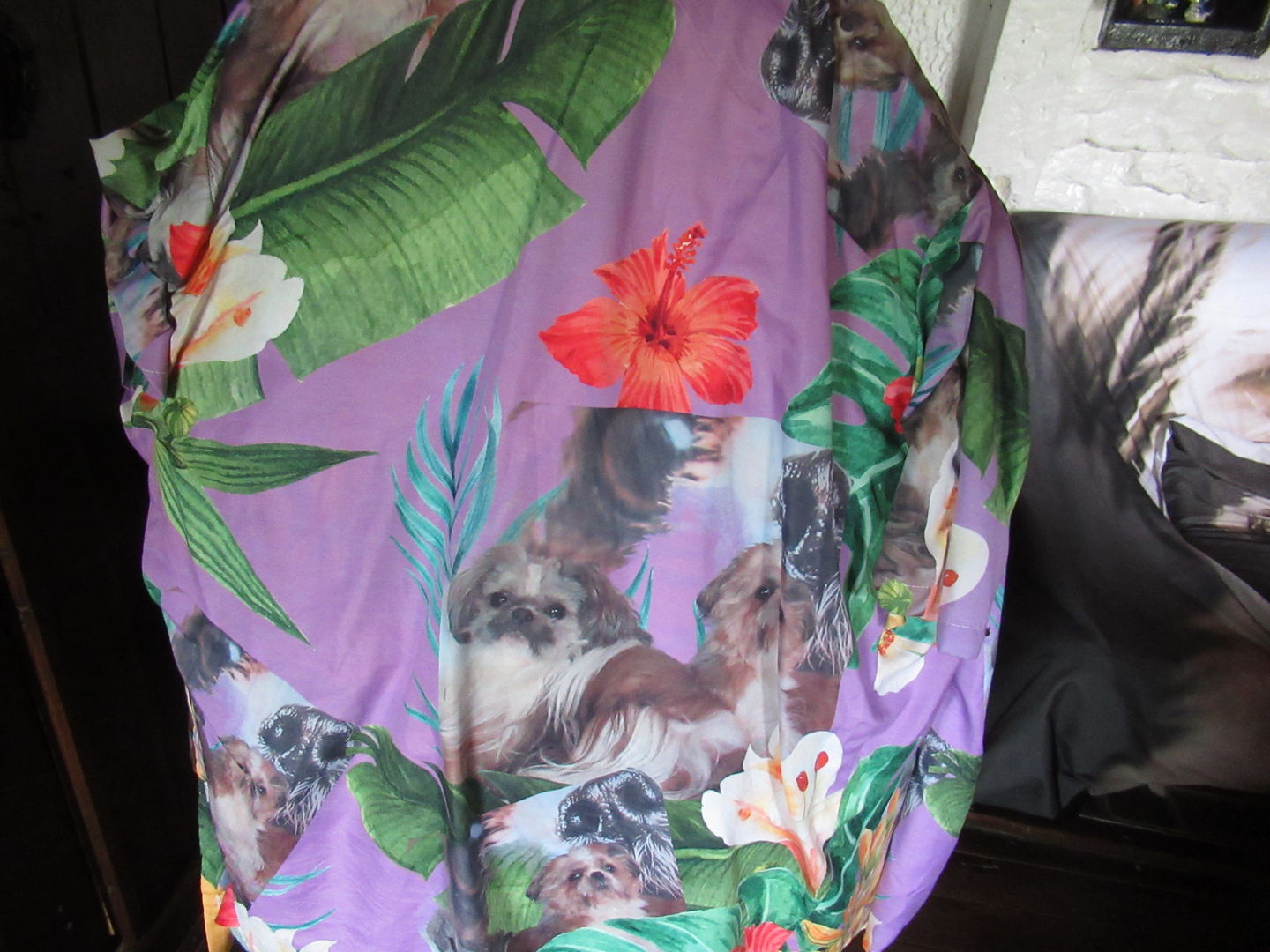 Customer photo review of Votre Photo - Chemise hawaïenne personnalisée