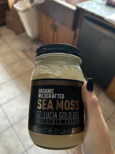 Customer photo review of St Lucia Gold Sea Moss Gel