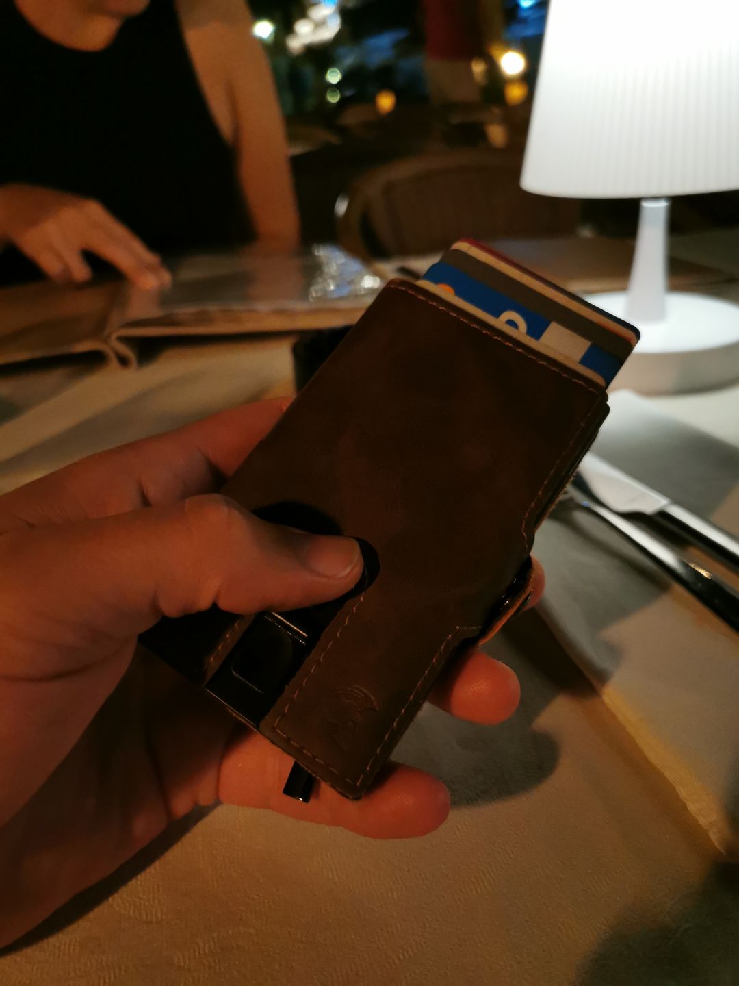 Customer photo review of Slim Wallet