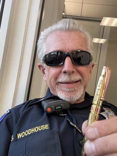 Customer photo review of .308 Real Bullet Casing Refillable Twist Pen - Tactical Gift Box - Polished Brass