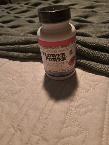 Customer photo review of Flower Power® 'She Juicy' Vaginal Moisture Supplement (60ct/ea)