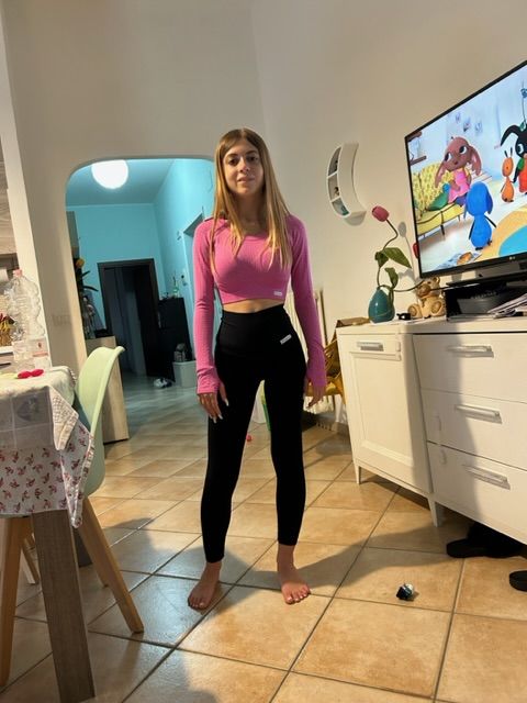 Customer photo review of Leggings CALIPSO Nero Costine