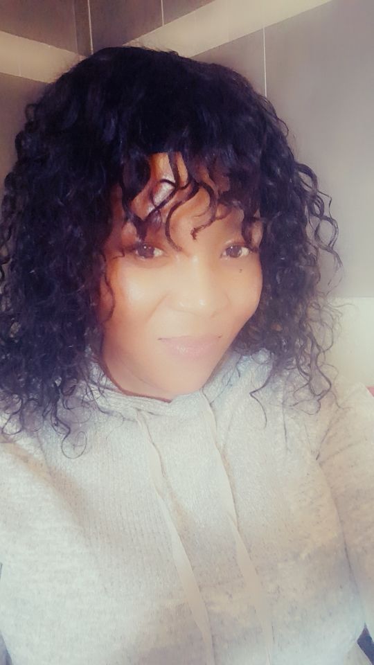 Customer photo review of Brandy Water Wave Fringe 10"
