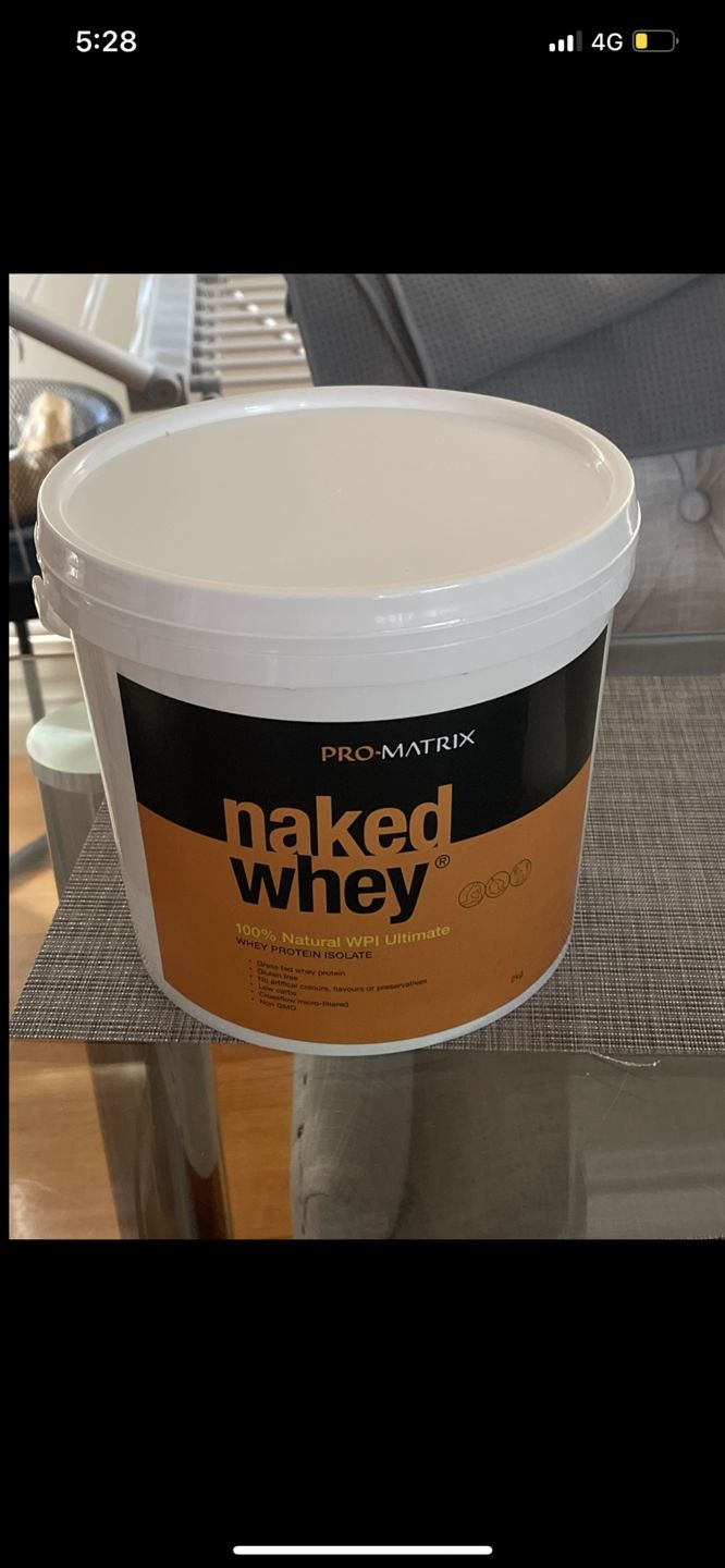 Customer photo review of 2kg UNFLAVOURED, Isolate NAKED WHEY