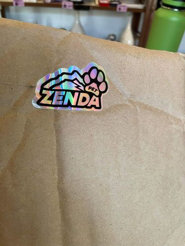 Customer photo review of Stickers Holográficos | Personalizado