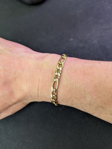 Customer photo review of 7mm Figaro Link Bracelet