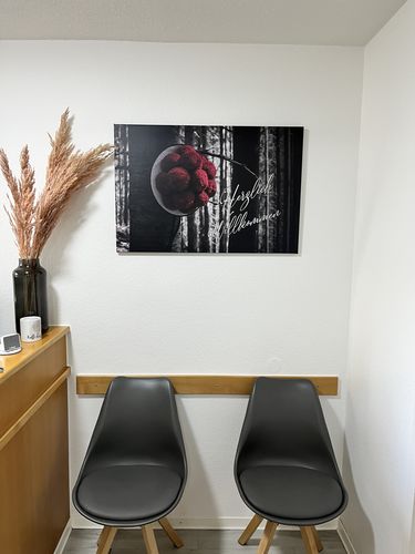 Customer photo review of Personalisierte Leinwand - Schwarzwald mit traditionellem Bollenhut
