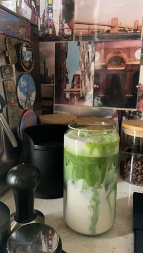 Customer photo review of Premium 1st Harvest Ceremonial Grade Matcha zip lock bag (30 g)