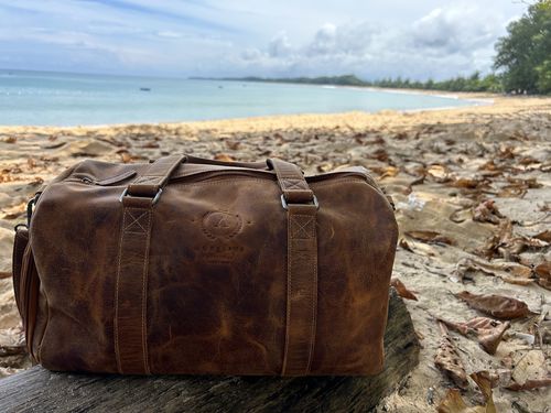 Customer photo review of Custom Text with Luggage Tag