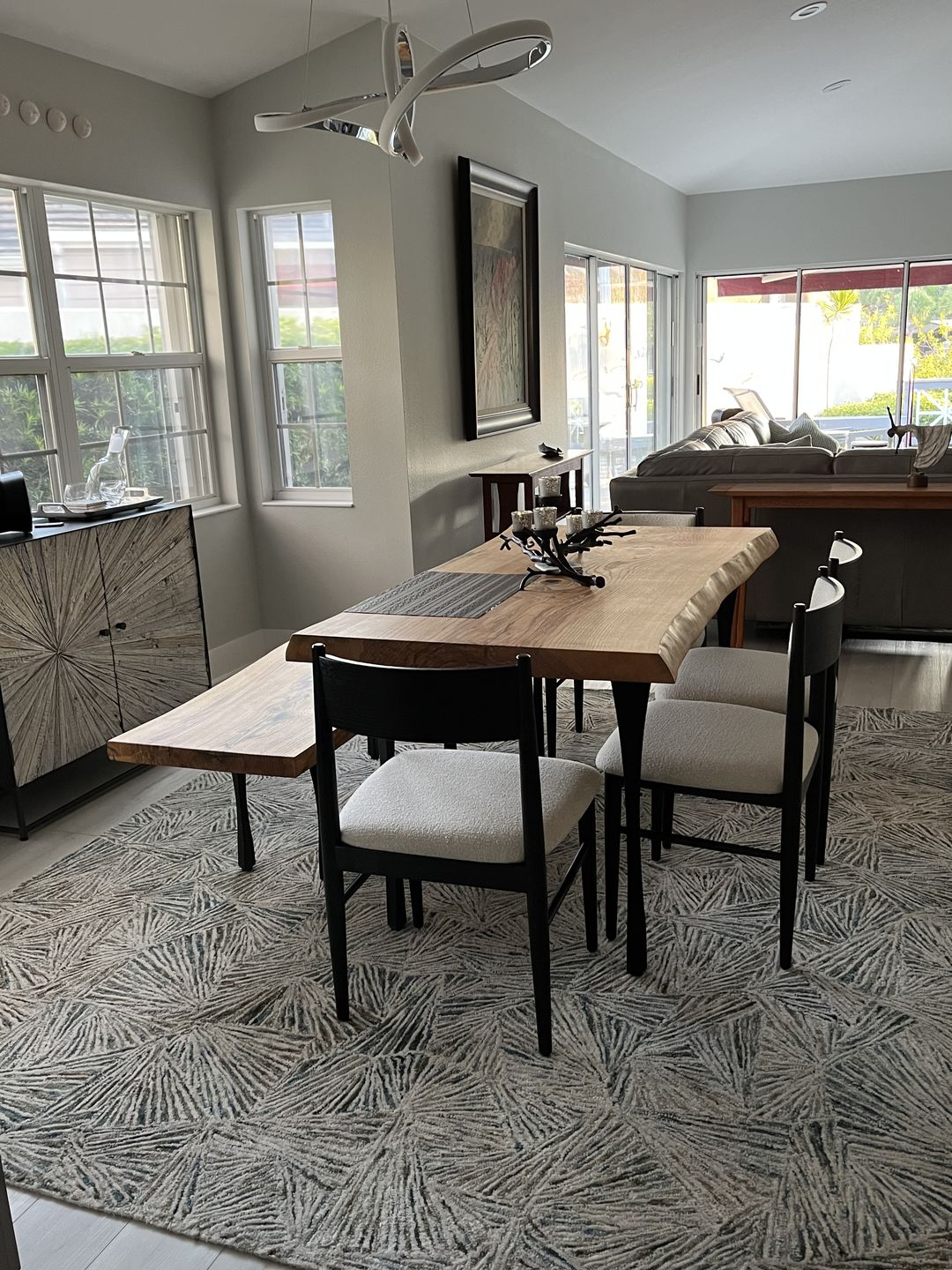 Customer photo review of Metal Table Legs - 501 Snello - 2, 2, 28H inch - Set of 4 pcs - Flowyline