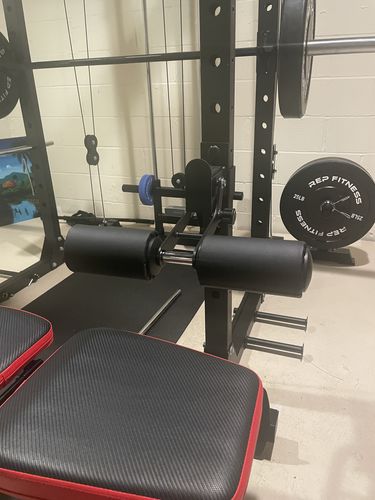 Customer photo review of Major Fitness Home Gym Equipment Leg Holder Attachment