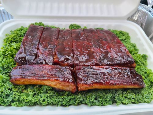 Customer photo review of Peach Habanero BBQ Sauce