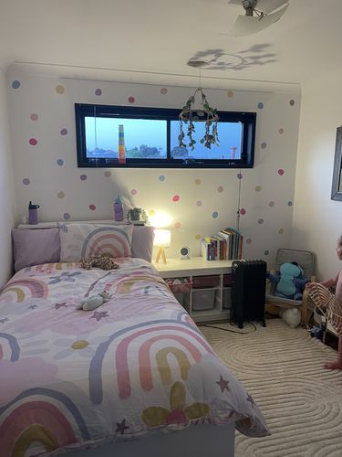 Customer photo review of Hand Drawn Dots | Large Decal Set