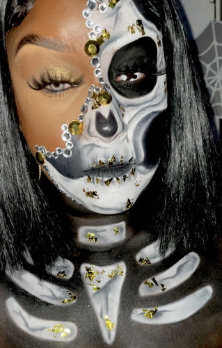 Customer photo review of Meetone SC047 "MARSHMELLO" SFX Cosplay Halloween Contact Lenses