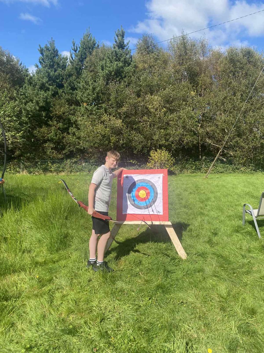 Customer photo review of Adult /Teen Archery Value Kit