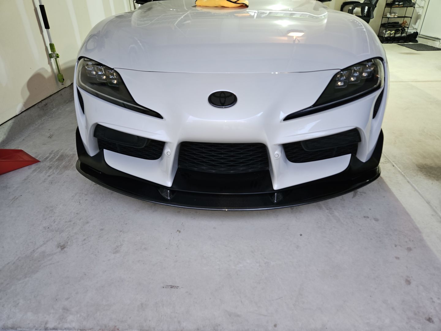 Customer photo review of 2020-Up Toyota Supra A90 Artisan Spirit Front Splitter Lip