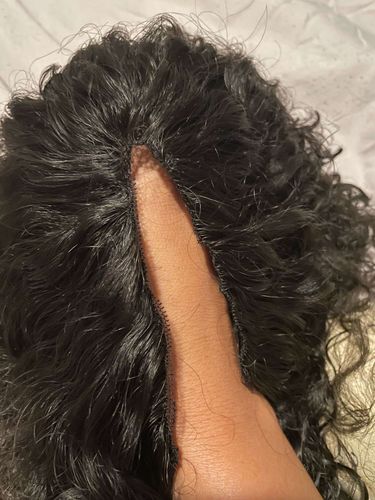 Customer photo review of No Sew In, No Glue Water Wave U Part Wig/ V Part Wig