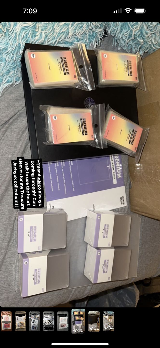 Customer photo review of PREMIUM CLEAR 3 X 4" TOPLOADER
