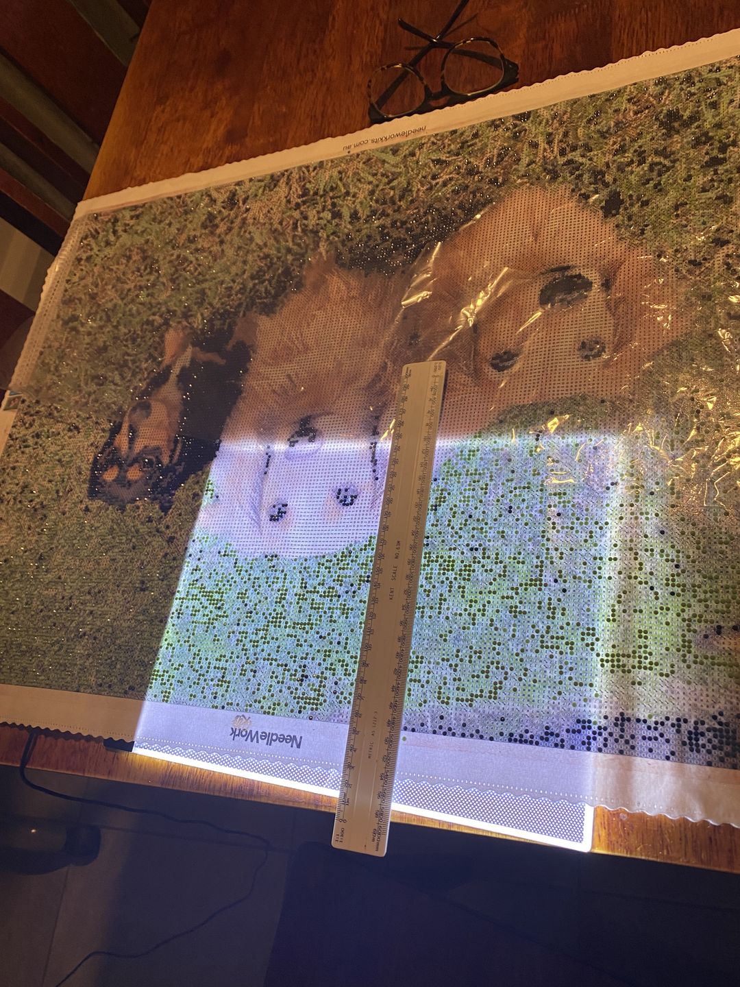 Customer photo review of Free A4 Light Pad