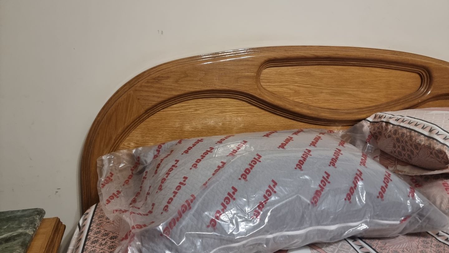Customer photo review of Super Soft Shredded Memory Foam Pillow