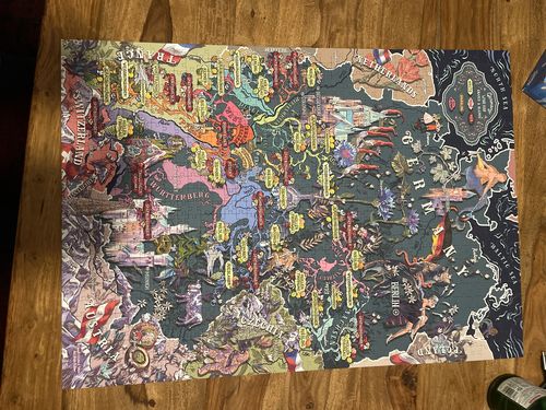 Customer photo review of Wine Puzzle - Germany