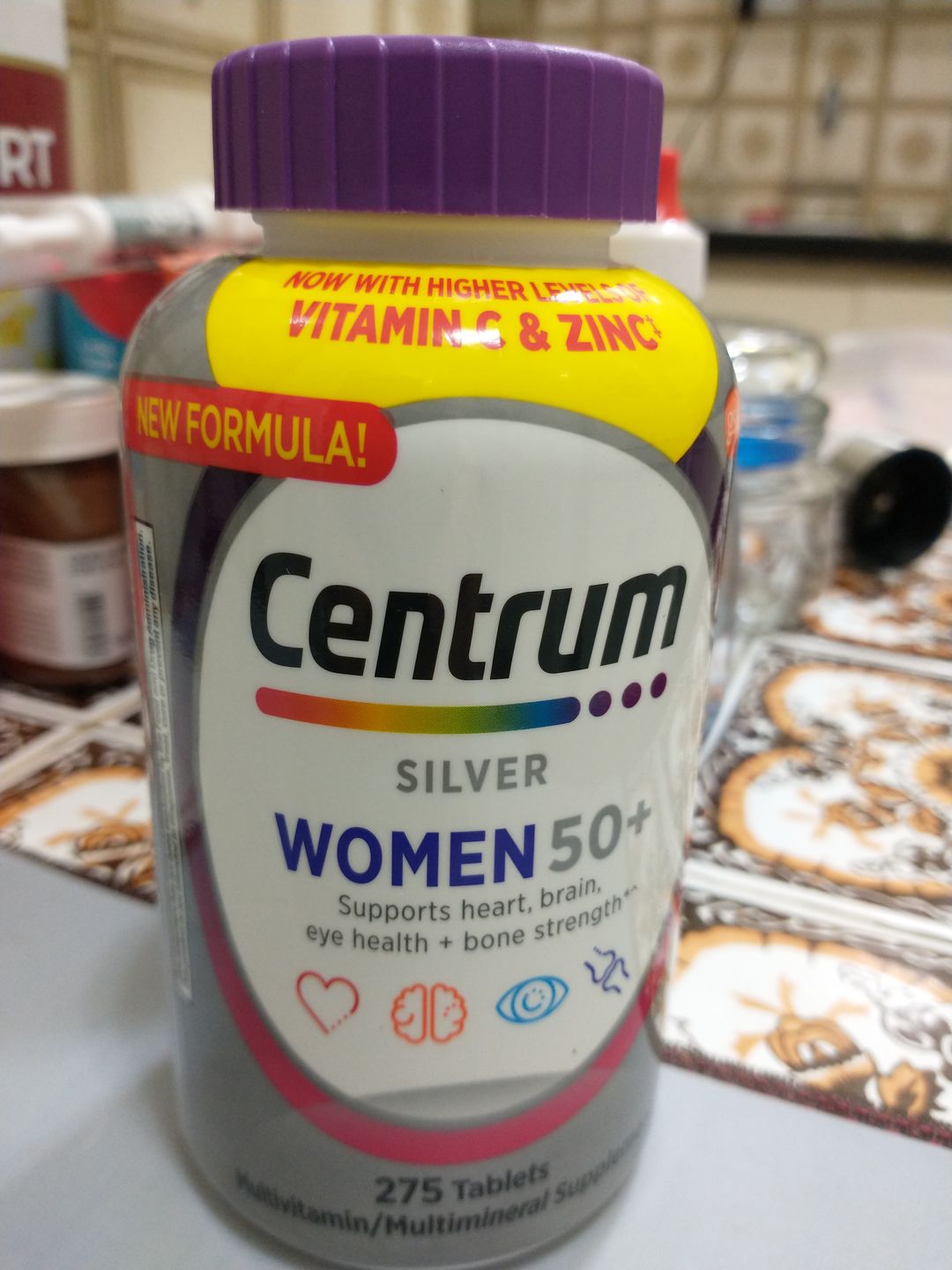 Customer photo review of Centrum Silver - Multivitamina para Mulheres acima de 50 anos (275 Caps)
