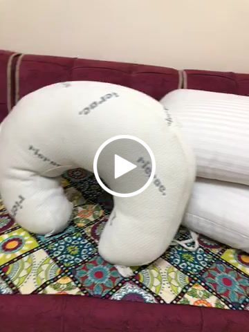 Customer video review of Fiber Roll Bed Pillow