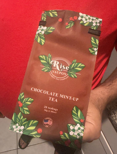 Customer photo review of Chocolate Mint-Up Tea
