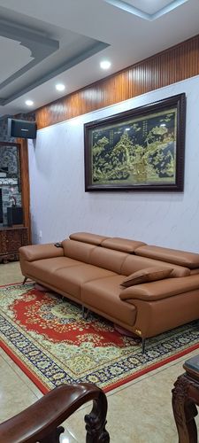 Customer photo review of PERRY - Sofa văng da 3 chỗ tựa gật gù