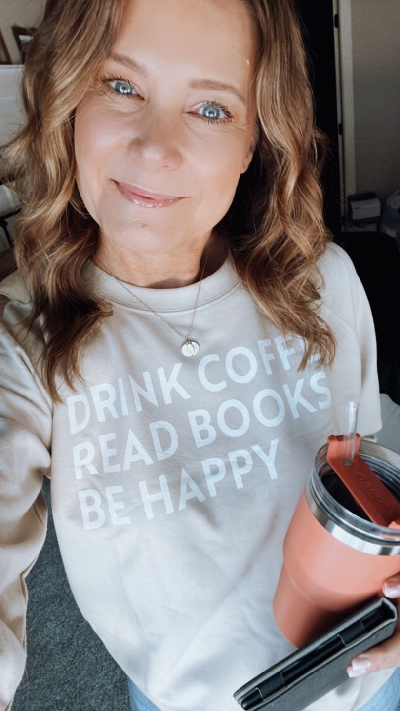 Customer photo review of Drink Coffee Read Books Be Happy