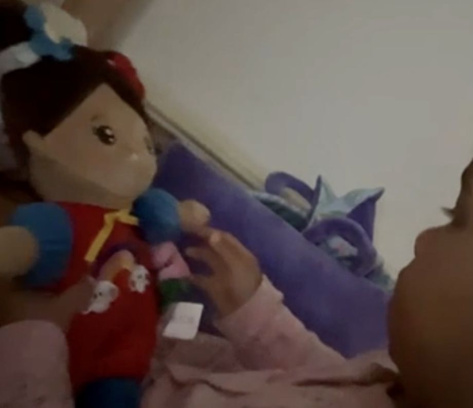 Customer photo review of Personalized 10 Inch Plush Doll
