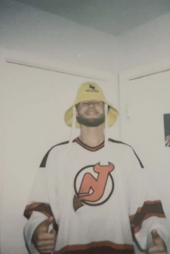 Customer photo review of Vintage New Jersey Devils Hockey Jersey Mens Large WHite NHL CCM
