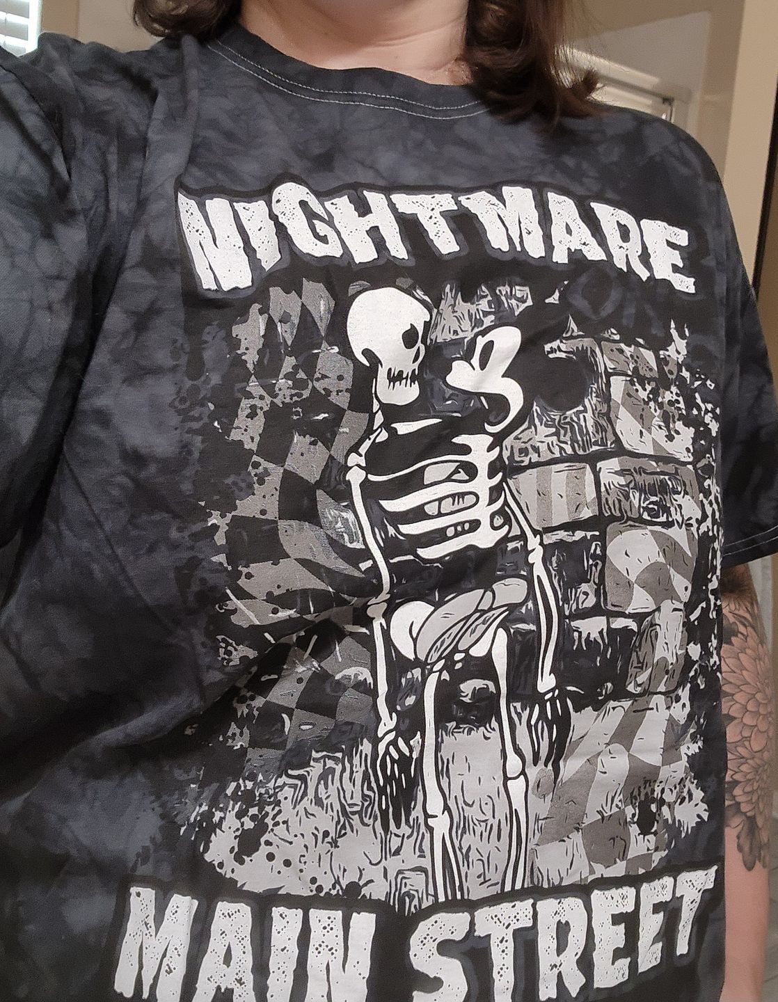 Customer photo review of Nightmare on Main Street Shirt