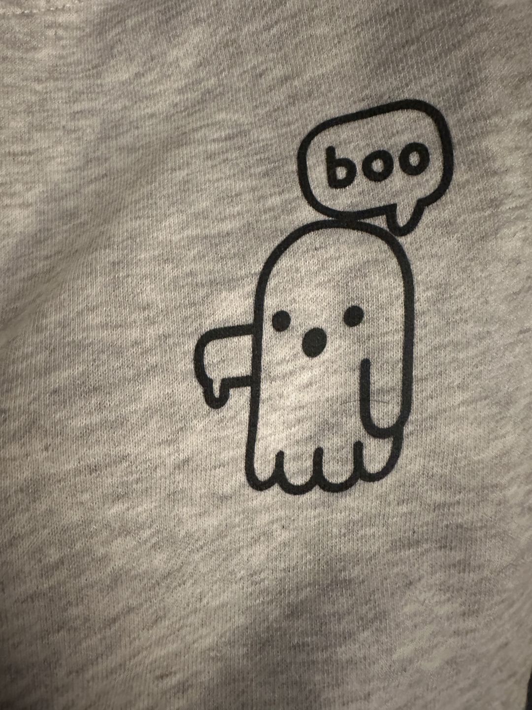 Customer photo review of Boo Ghost (Left Chest)