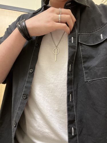 Customer photo review of KAMI STYLE RING NECKLACE