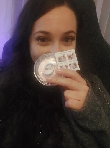 Customer photo review of Reusable Adhesive Eyelashes