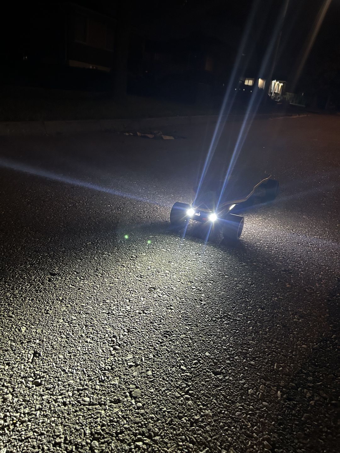 Customer photo review of Backfire Cannon II Electric Skateboard Lights