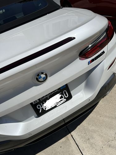 Customer photo review of 2011-2022 CALIFORNIA LICENSE PLATE DMV.CA.GOV - BLACK WITH WHITE TEXT 6"x12" (156.5mm x 305mm)