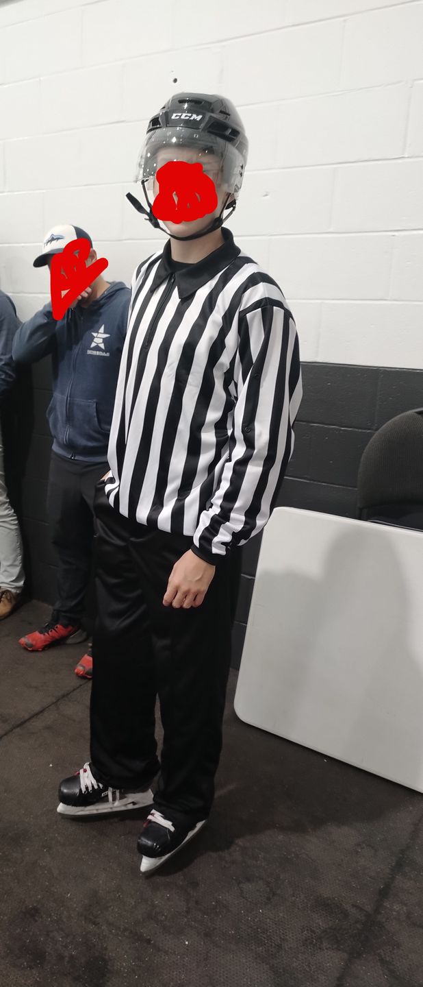 Customer photo review of ZEBRASCLUB ZC1 BEGINNER HOCKEY REFEREE KIT