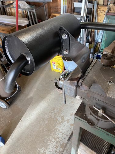 Customer photo review of Exhaust Muffler Kit for Predator 420/459cc - Yamaha G2/G9/G14