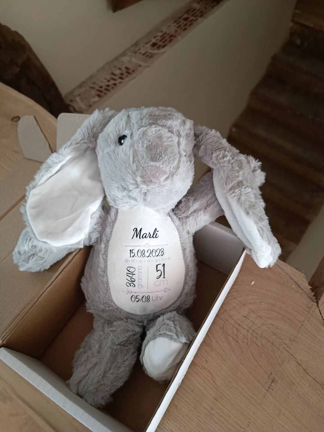 Customer photo review of Hasi - Kinder-Stoffhase