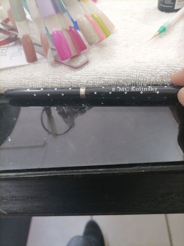Customer photo review of Pincel Black Rock #8 MC Nails