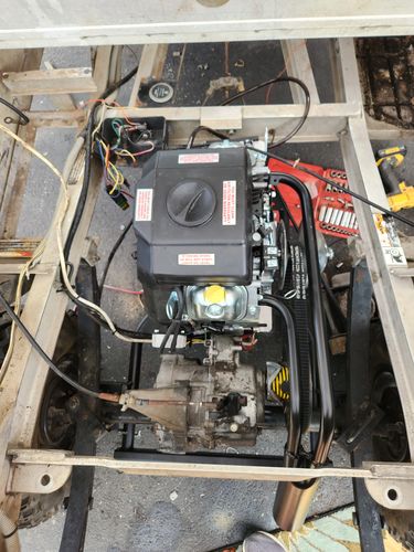 Customer photo review of Predator 22hp Installation Kit for 1986-1996 Club Car DS