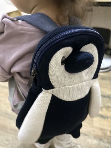 Customer photo review of Pingu The Penguin Toddler Backpack