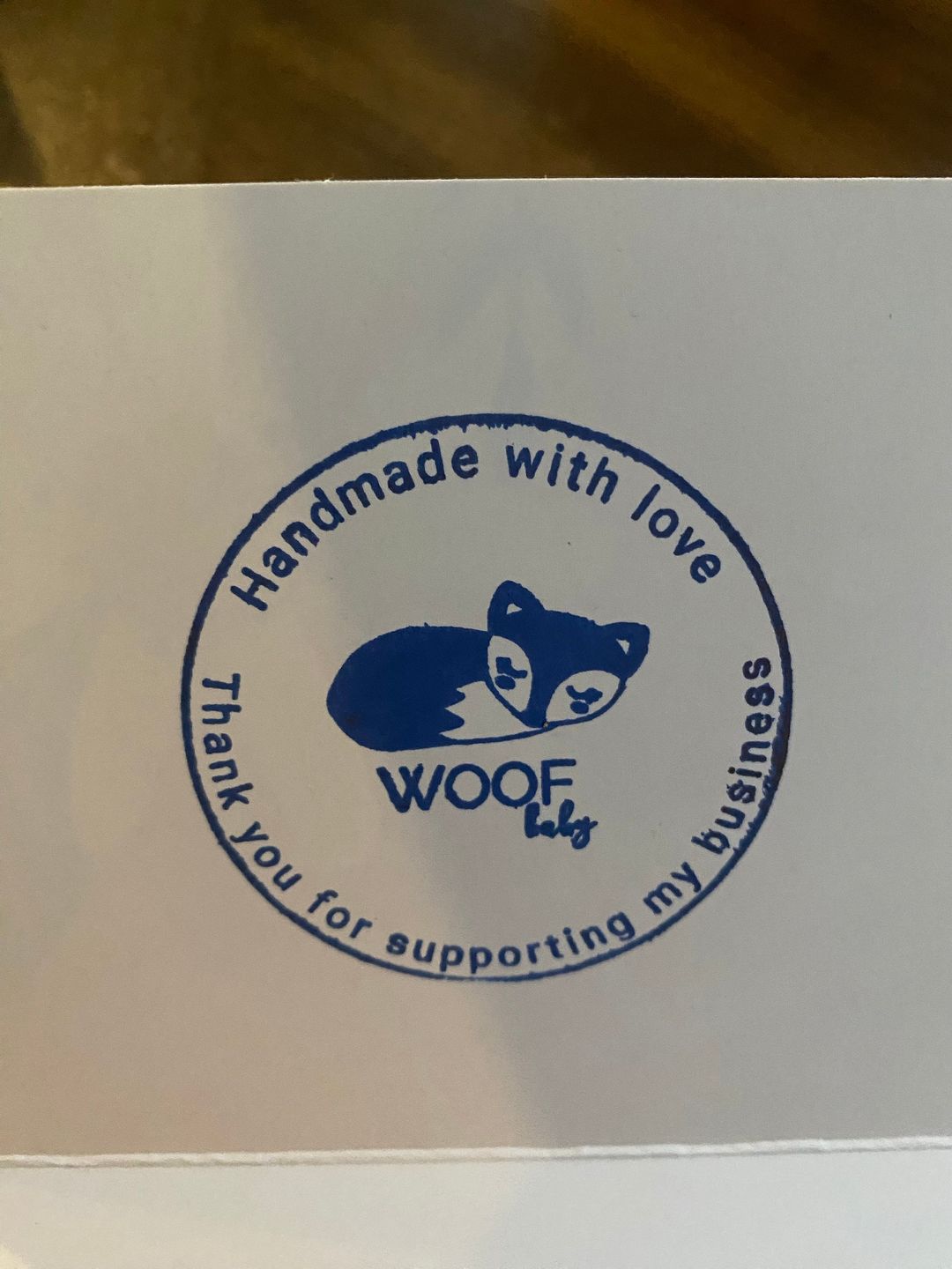 Customer photo review of Wood Stamp