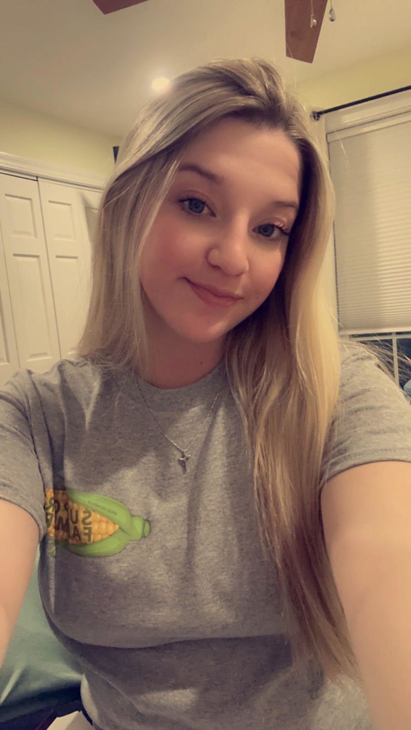 Customer photo review of 'Support Farmers' Corn Tee