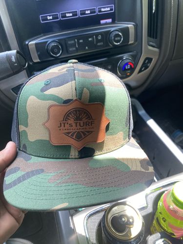 Customer photo review of Custom Wool Blend Flatbill Trucker Hat - Richardson 511