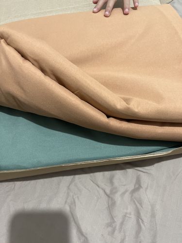 Customer photo review of TWO-TONED DUVET COVER