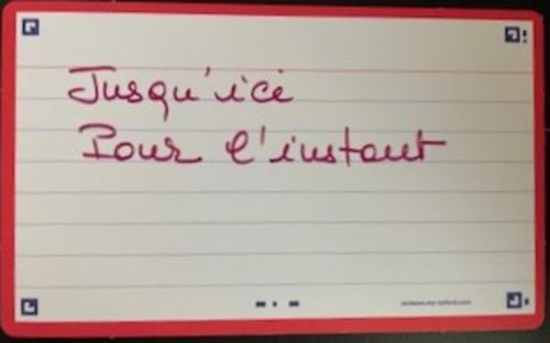 Avis photo d'un client sur Flashcards FLASH 2.0 OXFORD # 80 cartes 7,5 x 12,5 cm - ligné